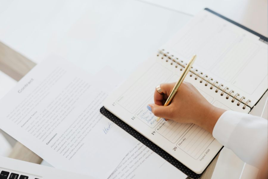 como usar la agenda como aliada emocional
